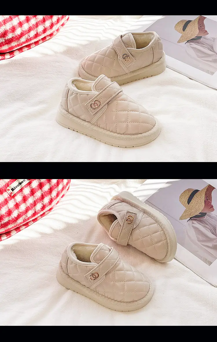 Baby Cotton Shoes Men's Warm Baby Toddler Shoes Soft Sole One-Year-Old Girl's Snow Boots Non-Slip Waterproof Autumn and Winter Style — feature 12