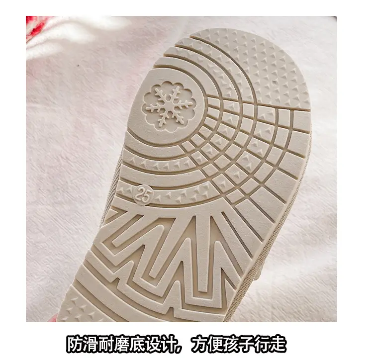 Baby Cotton Shoes Men's Warm Baby Toddler Shoes Soft Sole One-Year-Old Girl's Snow Boots Non-Slip Waterproof Autumn and Winter Style — feature 8