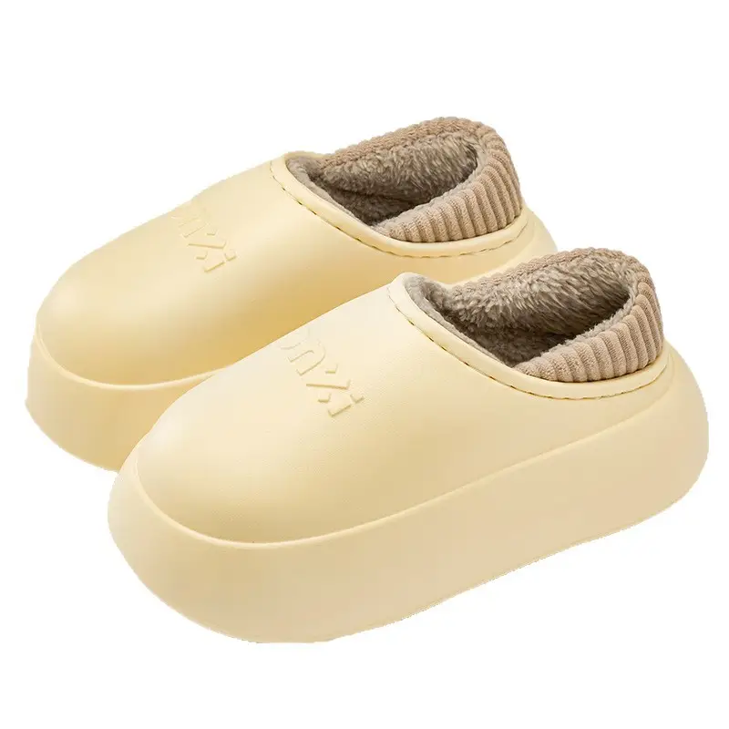 Lidani Operating Room Waterproof Cotton Slippers for Women, Winter 2025 New Style, Fleece-Lined, Warm, Thick-Soled, Non-Slip Nurse Shoes - Image 6