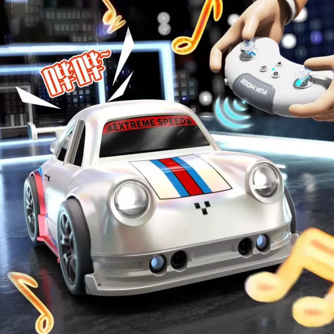 Cross-Border Children's Escape Drift Mini Remote Control Car Sensor Follow-Up Sports Car Dual-Mode Cartoon Car Wholesale