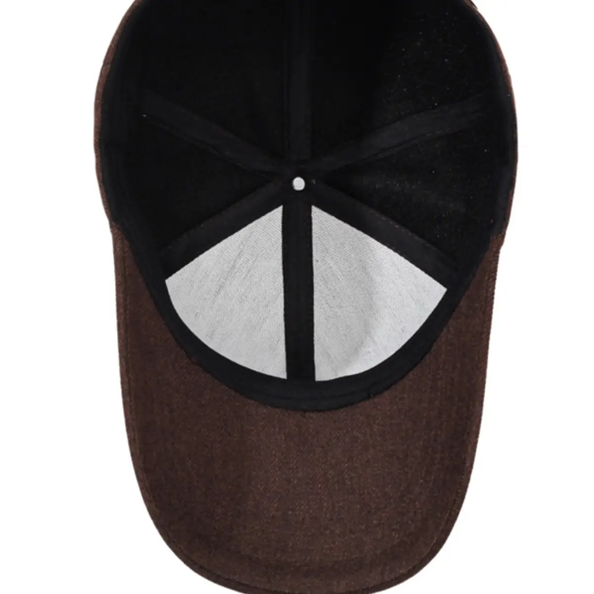 Women Hard-Top Baseball Cap with Deep Duckbill Design Brown - Image 9