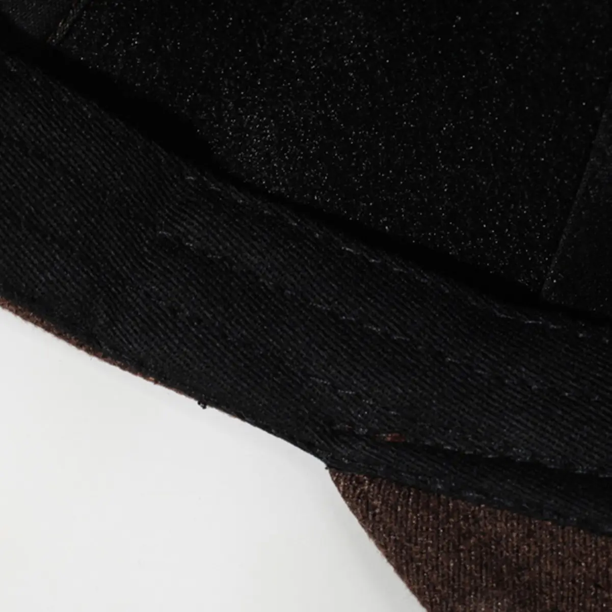 Women Hard-Top Baseball Cap with Deep Duckbill Design Brown - Image 10