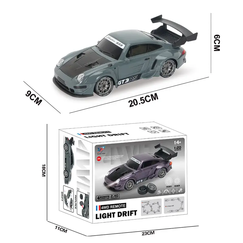 Rc Professional Variable Speed Four-Wheel Drive Drift Remote Control Car for Kidsren and Boys Artificial Charging Remote Control Racing Model Toy Car — feature 9