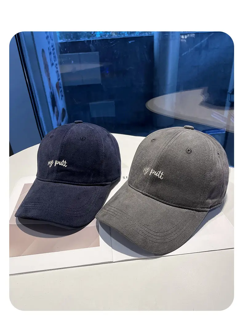 Women Beige Embroidered Baseball Cap with Sun Visor — feature 3