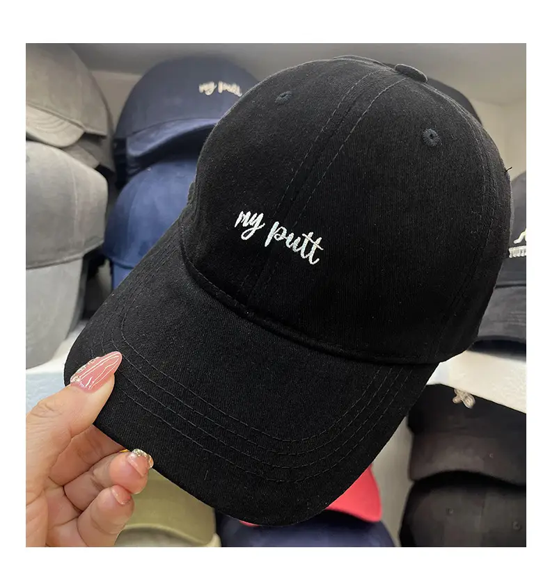 Women Beige Embroidered Baseball Cap with Sun Visor — feature 8
