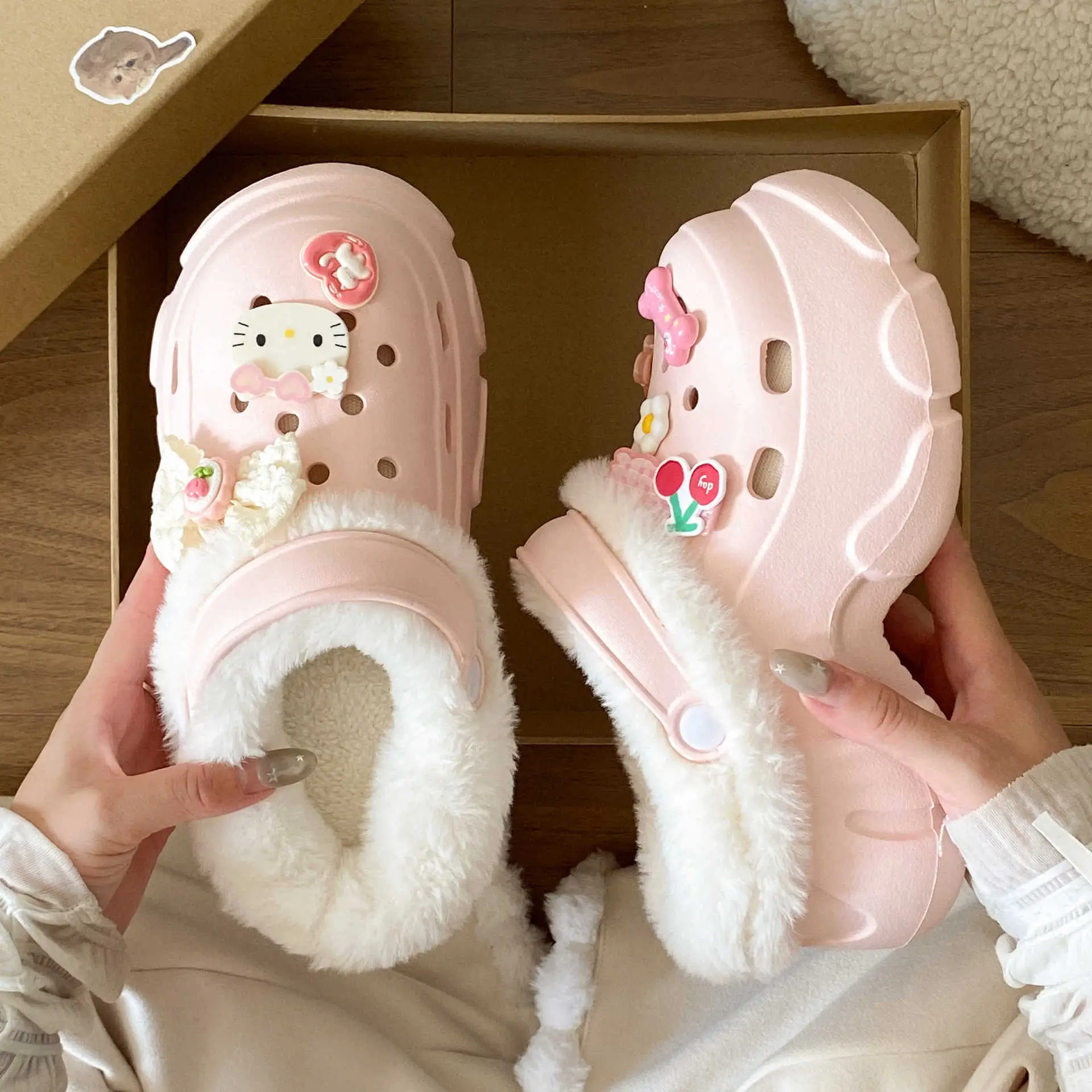 Winter Warm Korean Style Fleece Lined Shoes