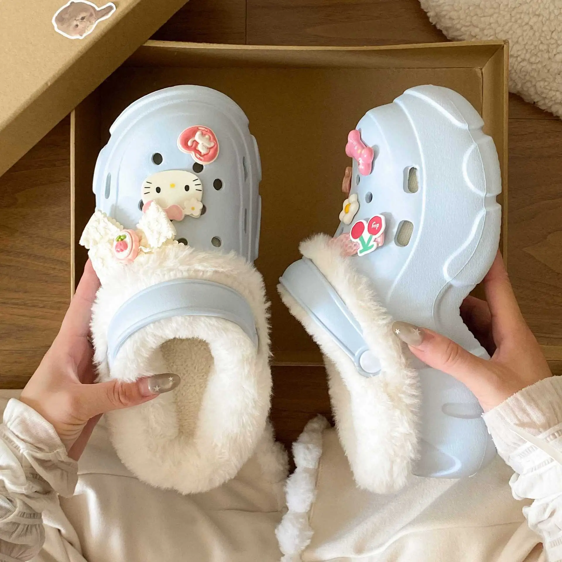 Winter Warm Korean Style Fleece Lined Shoes