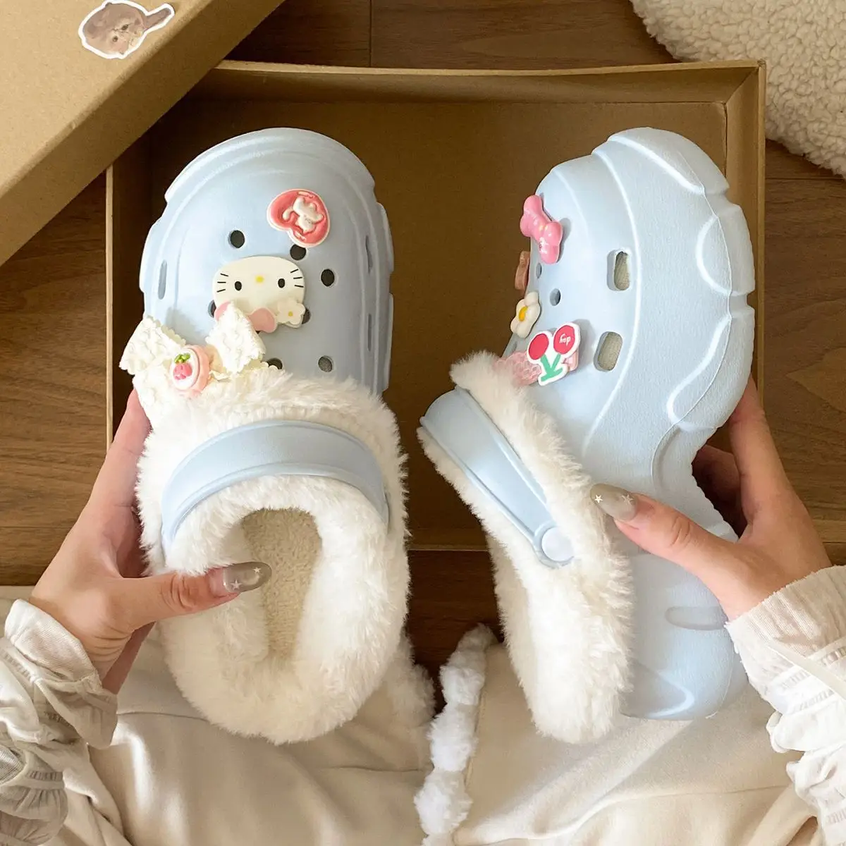 Winter Warm Korean Style Fleece Lined Shoes — feature 28