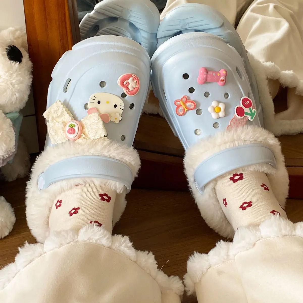 Winter Warm Korean Style Fleece Lined Shoes — feature 29