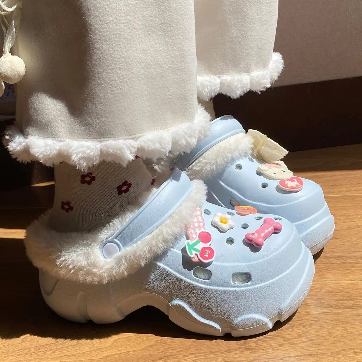 Winter Warm Korean Style Fleece Lined Shoes — feature 31