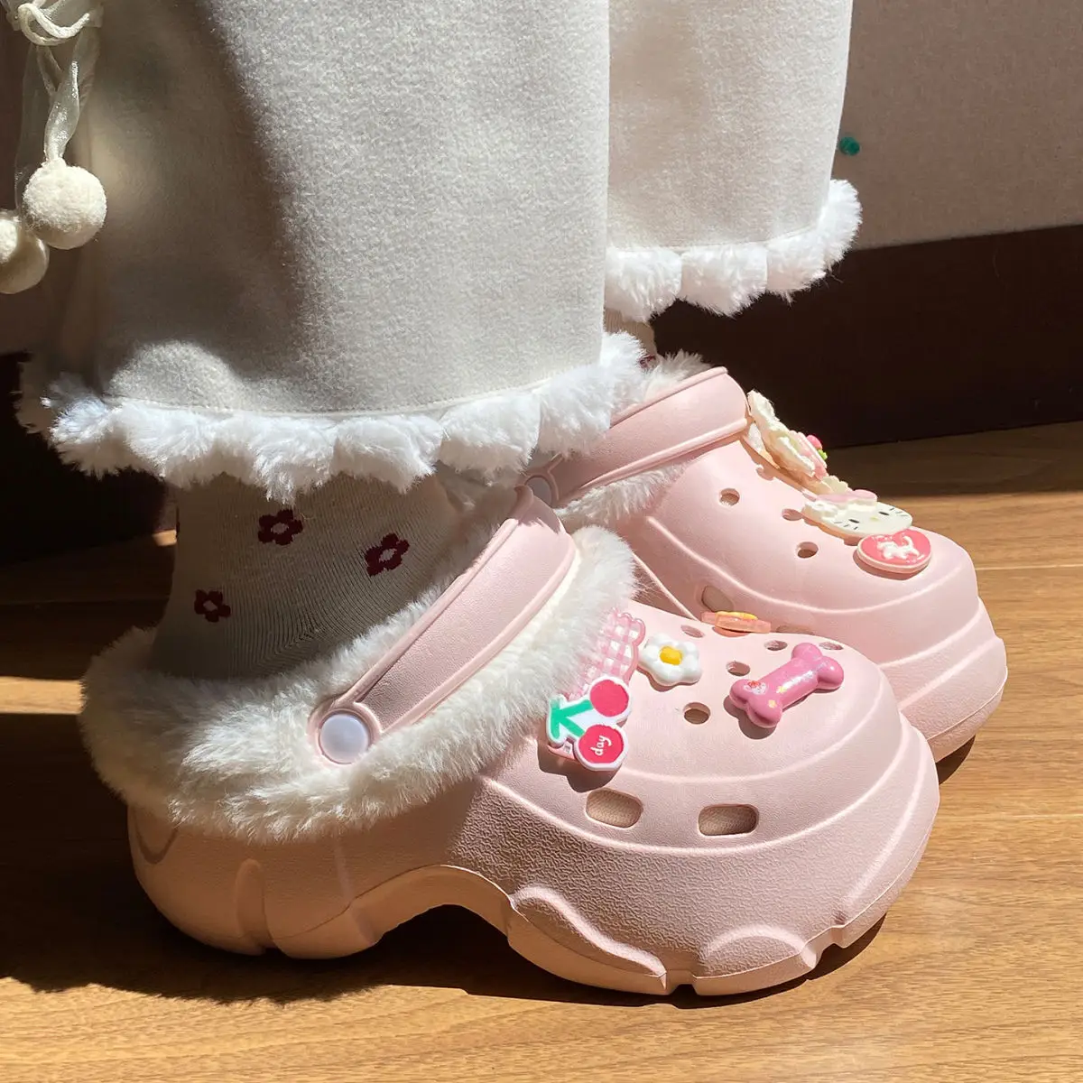 Winter Warm Korean Style Fleece Lined Shoes — feature 32
