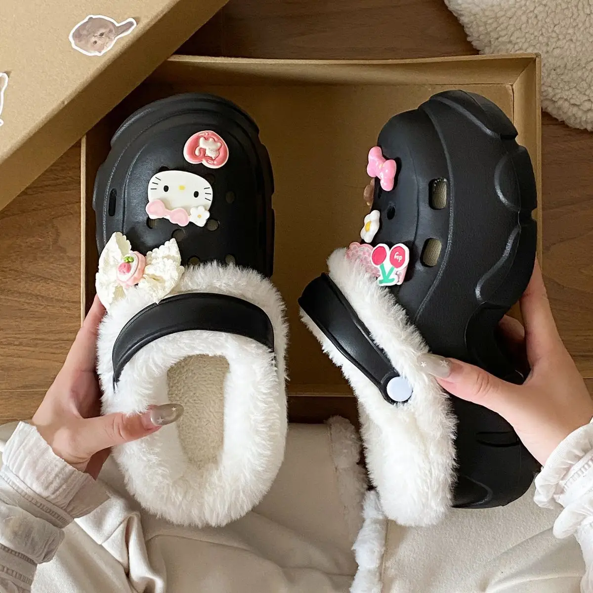 Winter Warm Korean Style Fleece Lined Shoes — feature 35