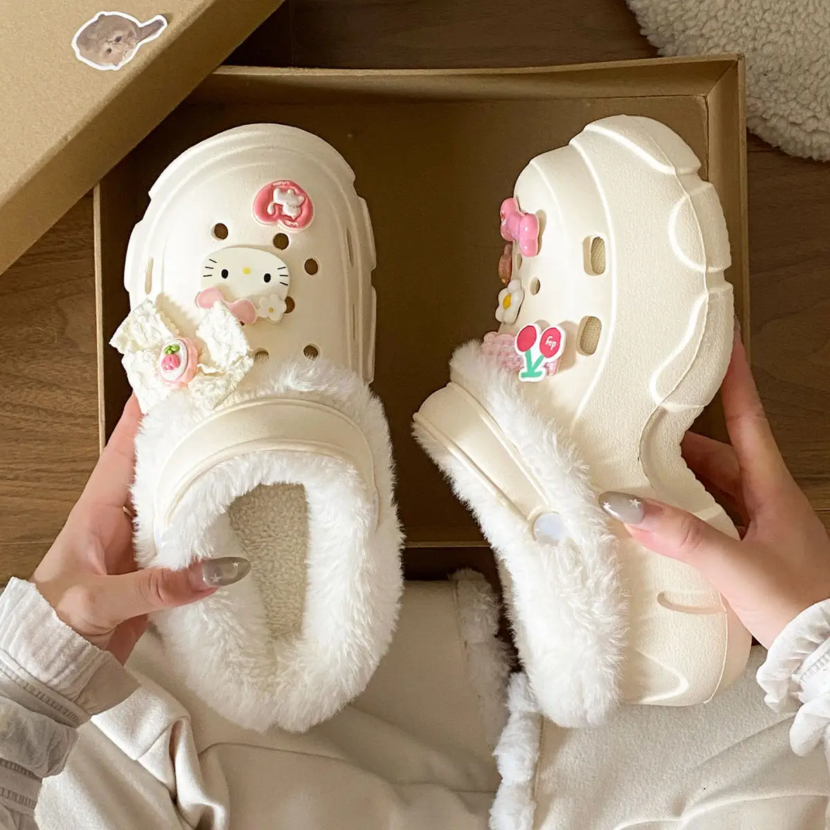Winter Warm Korean Style Fleece Lined Shoes — feature 36