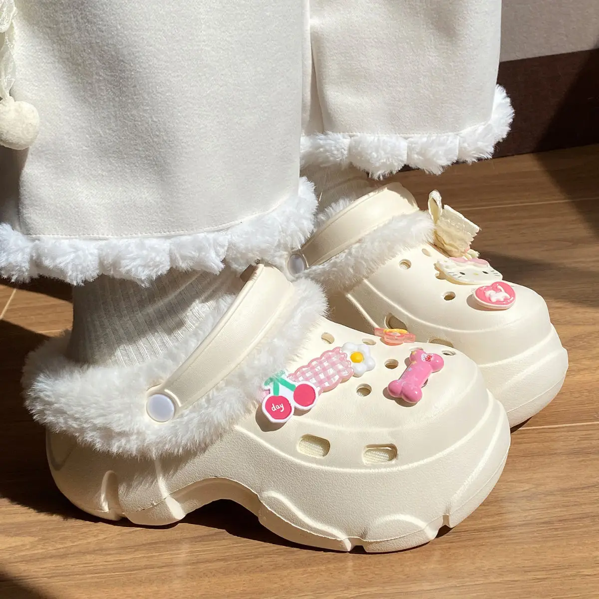 Winter Warm Korean Style Fleece Lined Shoes — feature 39
