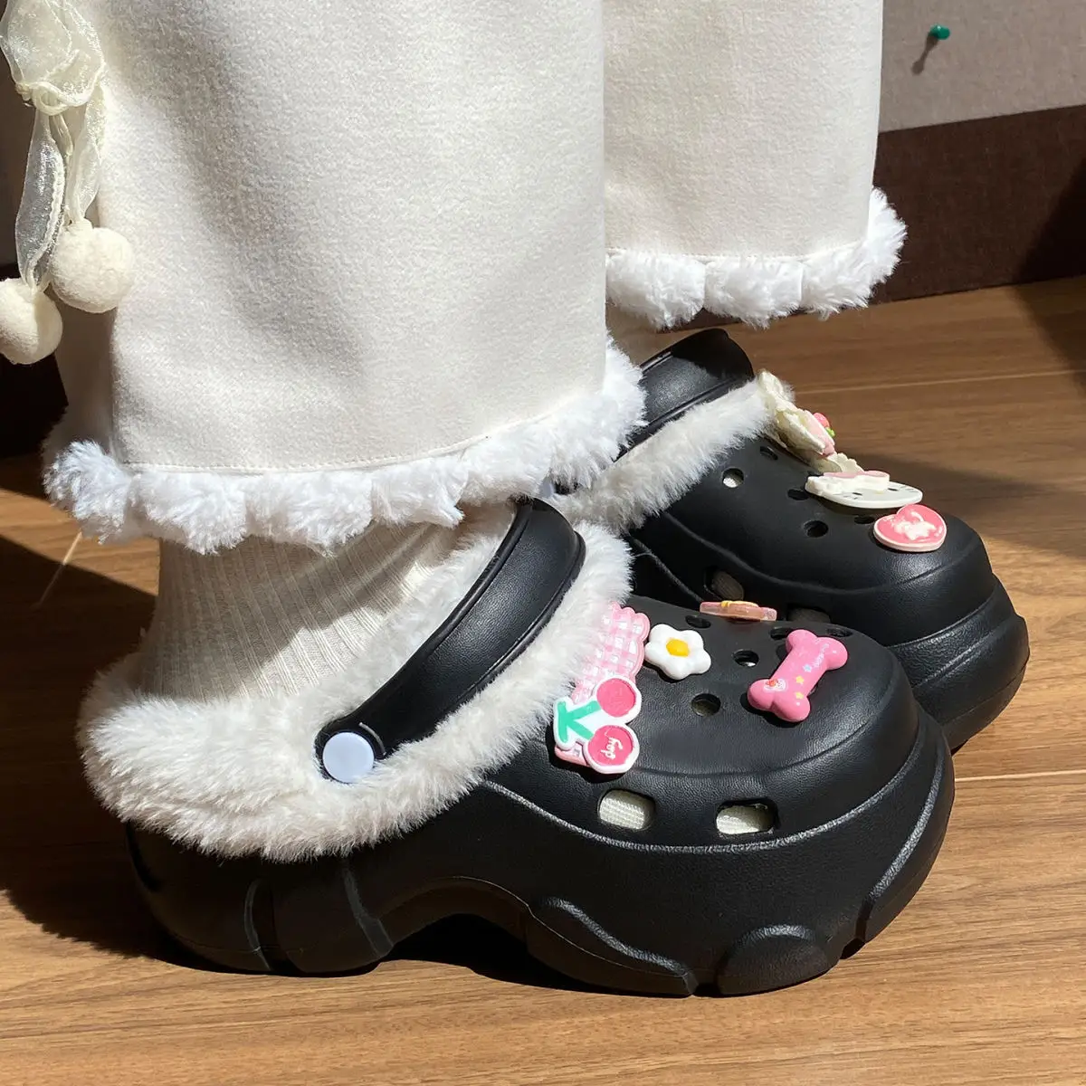 Winter Warm Korean Style Fleece Lined Shoes — feature 40