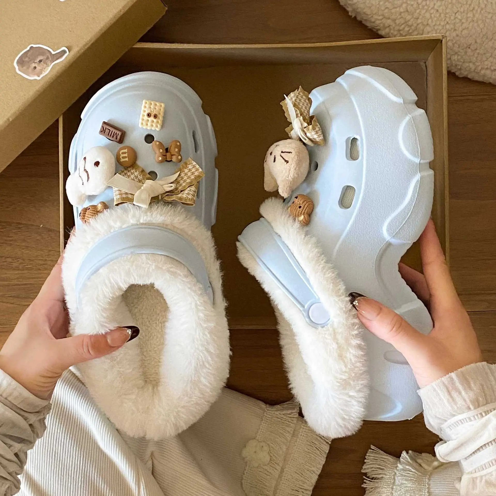 New Winter Soft Cotton Slippers with Arch Support Clogs - Image 6