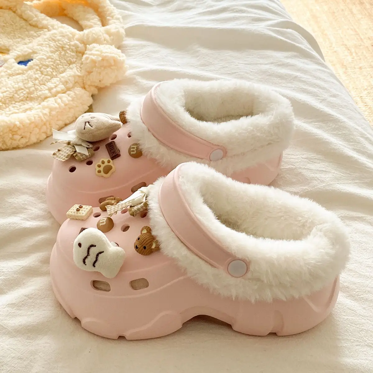 New Winter Soft Cotton Slippers with Arch Support Clogs — feature 28