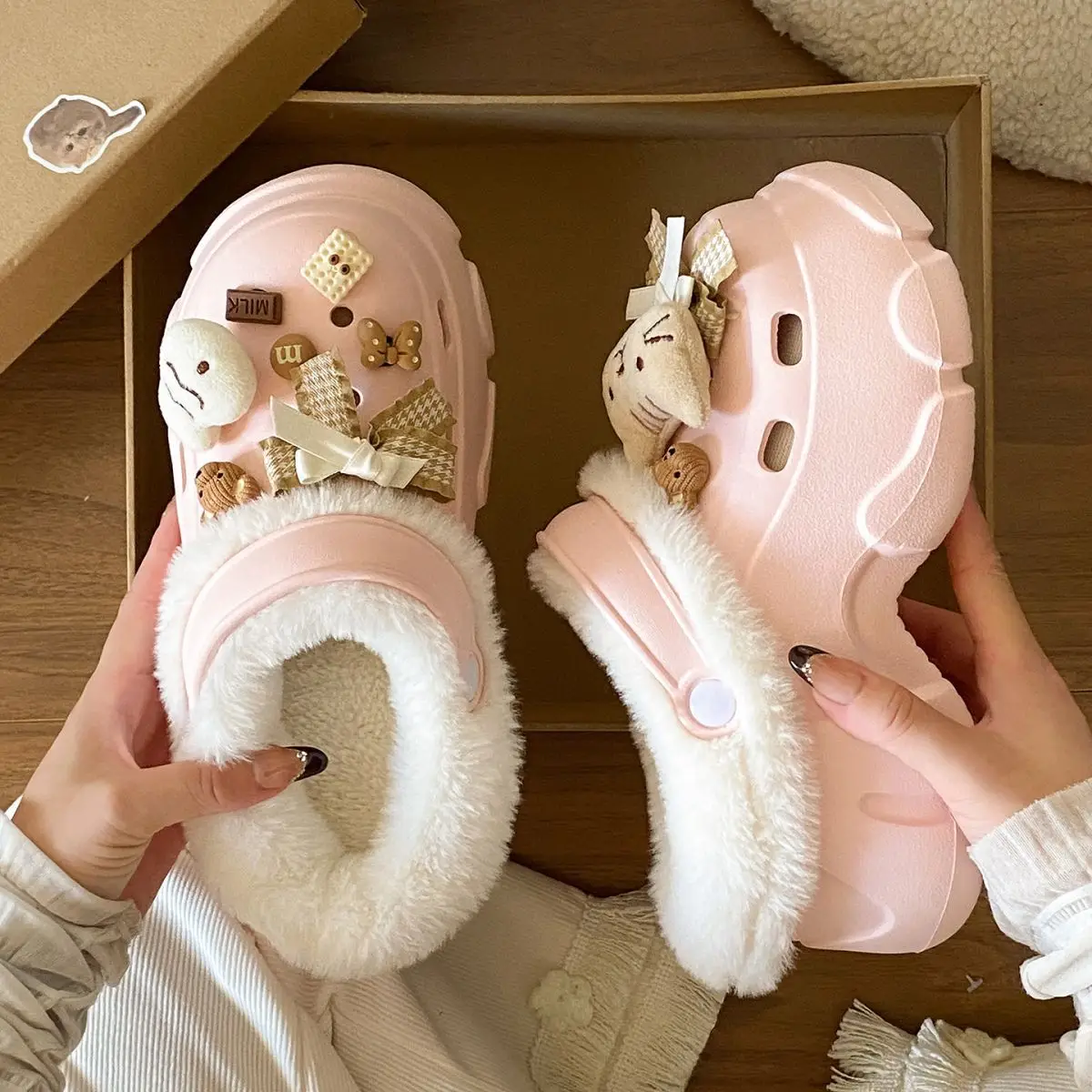 New Winter Soft Cotton Slippers with Arch Support Clogs — feature 30
