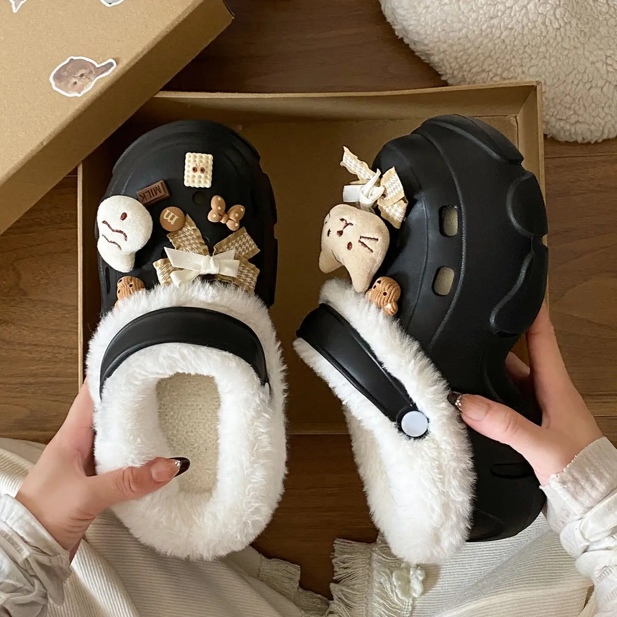 New Winter Soft Cotton Slippers with Arch Support Clogs — feature 37