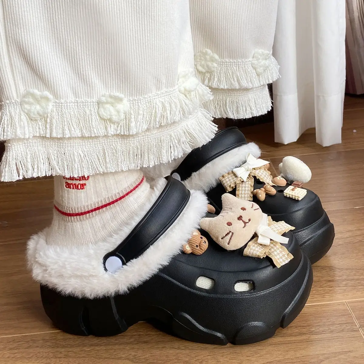 New Winter Soft Cotton Slippers with Arch Support Clogs — feature 42