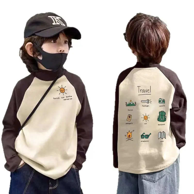 Boys Thermal Layer Shirt 2025 Autumn Winter Long Sleeve T-Shirt - Image 9