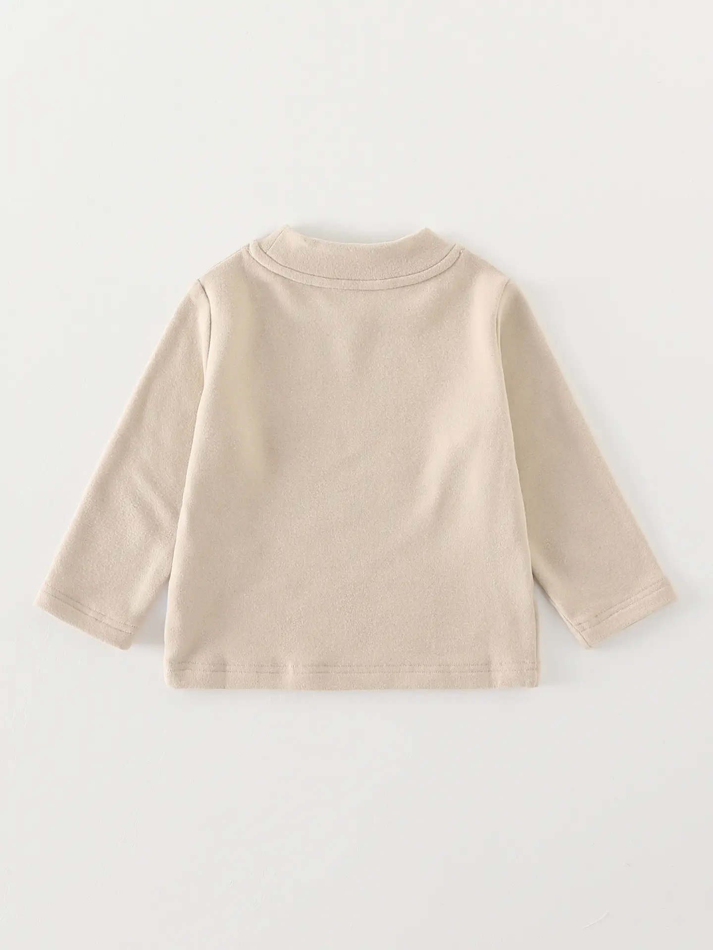 Baby Velvet Turtleneck Shirt Winter Baby Girl Top - Image 4