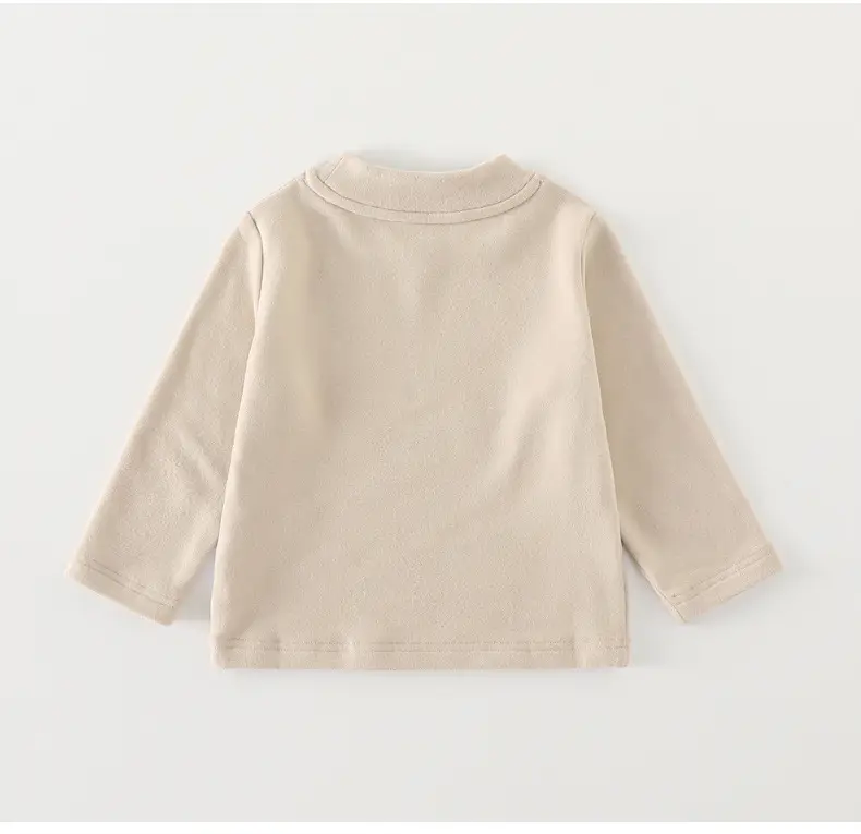 Baby Velvet Turtleneck Shirt Winter Baby Girl Top — feature 11