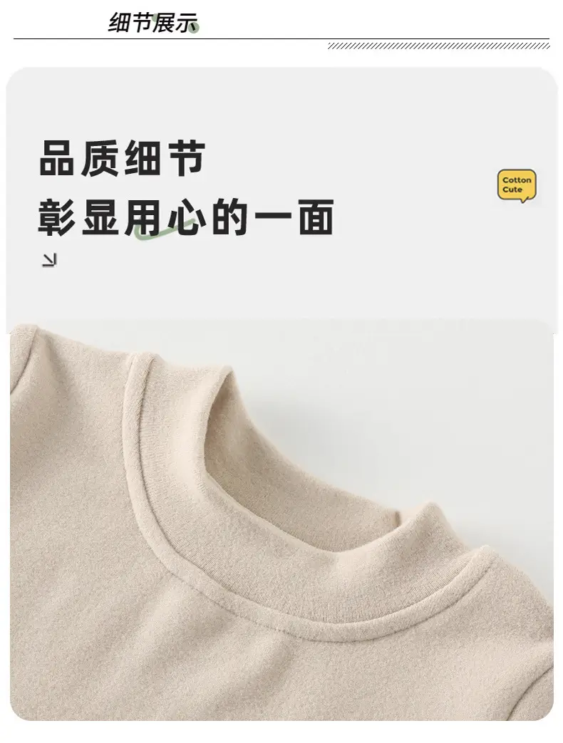 Baby Velvet Turtleneck Shirt Winter Baby Girl Top — feature 14