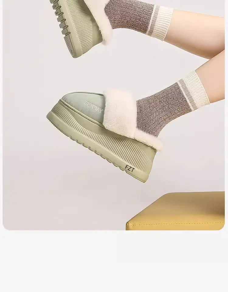 Cotton Slippers Autumn and Winter Women's Thick-Soled Men's Warm Cotton Slippers Confinement Shoes Slippers Indoor Home Cotton Shoes Wholesale — feature 11