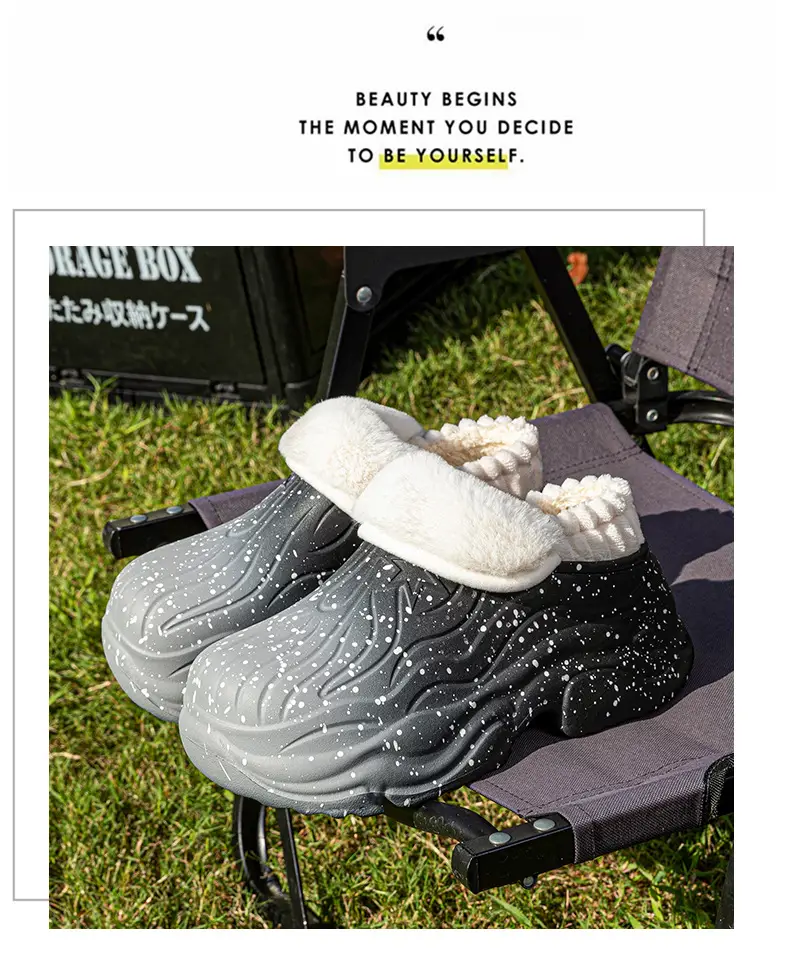 Women's Winter Cotton Slippers with Fleece Lining & Sparkle Design — feature 13