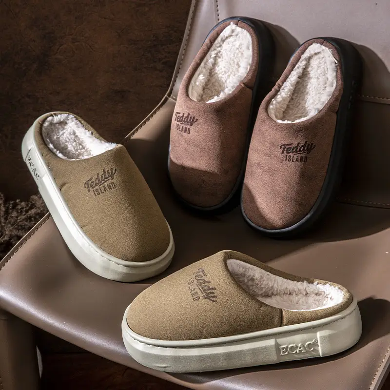 Women's Warm Home Slippers Autumn Winter Non-Slip Soft Soled - Image 7
