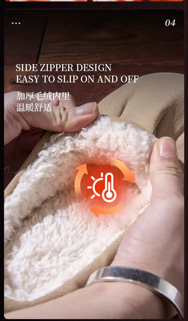 Women's Warm Home Slippers Autumn Winter Non-Slip Soft Soled — feature 10