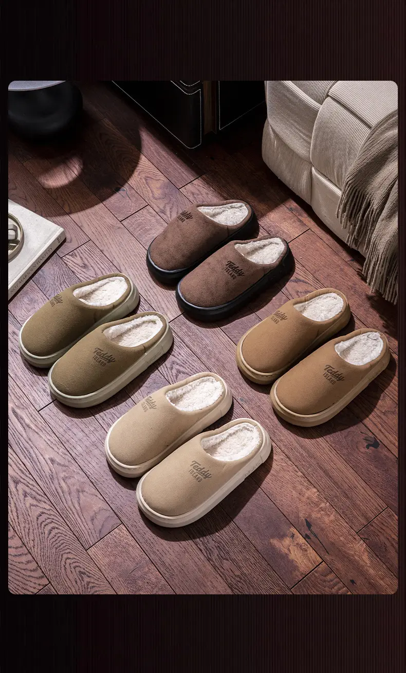 Women's Warm Home Slippers Autumn Winter Non-Slip Soft Soled — feature 17