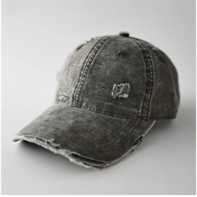 Vintage Distressed Baseball Cap Unisex Retro Casual Sunshade Cap - Image 10