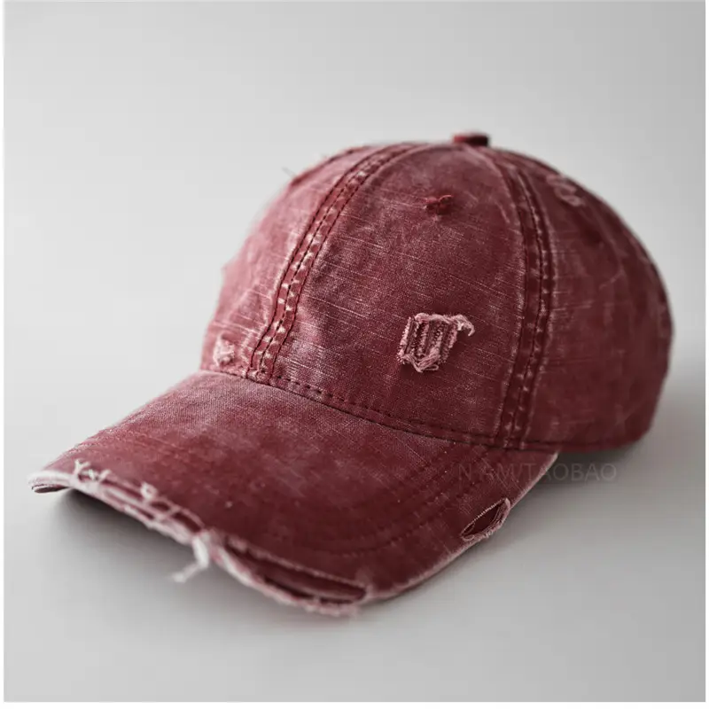 Vintage Distressed Baseball Cap Unisex Retro Casual Sunshade Cap - Image 11