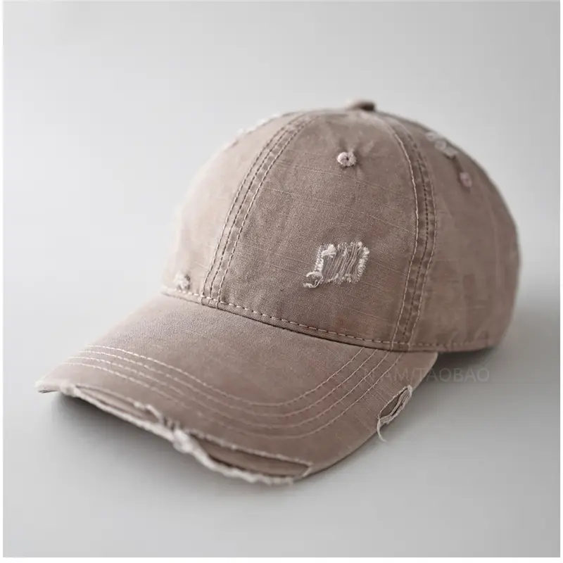 Vintage Distressed Baseball Cap Unisex Retro Casual Sunshade Cap - Image 12