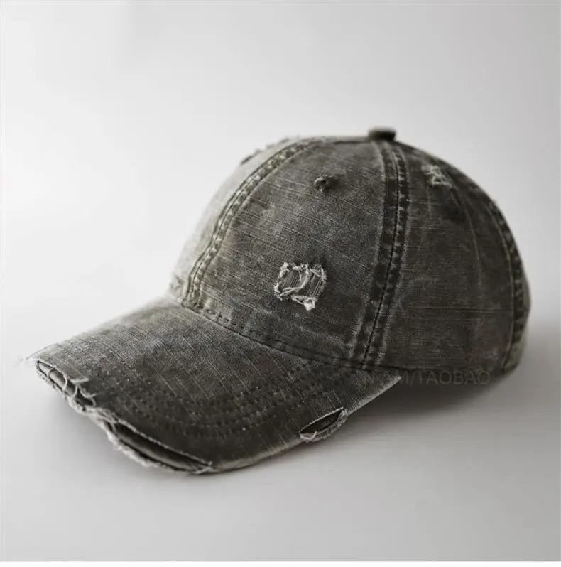 Vintage Distressed Baseball Cap Unisex Retro Casual Sunshade Cap — feature 14