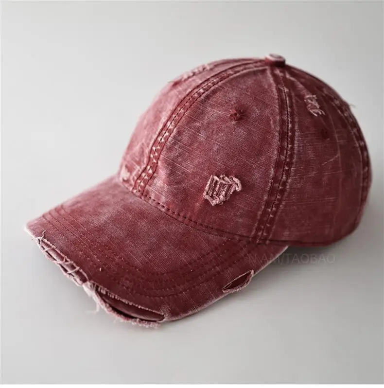 Vintage Distressed Baseball Cap Unisex Retro Casual Sunshade Cap — feature 19