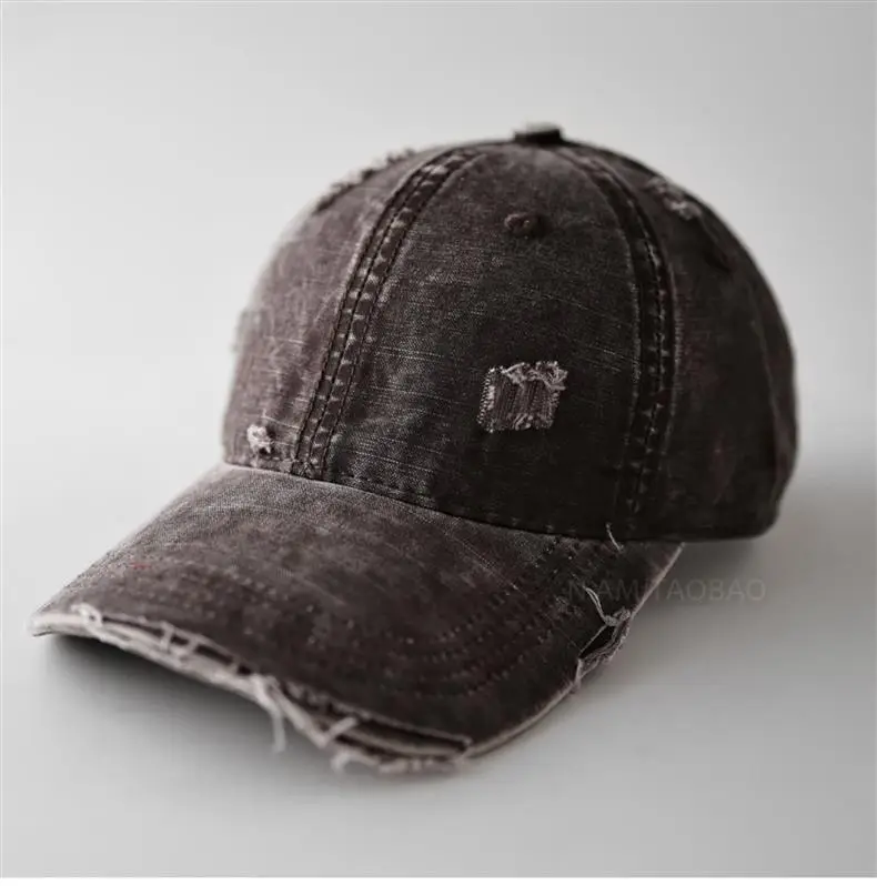 Vintage Distressed Baseball Cap Unisex Retro Casual Sunshade Cap — feature 6