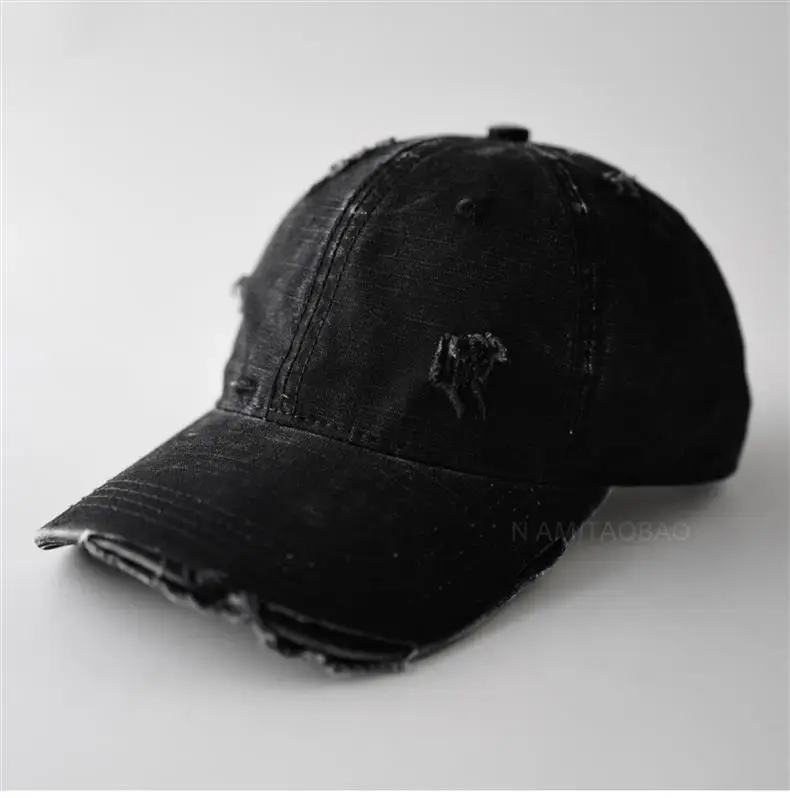 Vintage Distressed Baseball Cap Unisex Retro Casual Sunshade Cap — feature 7