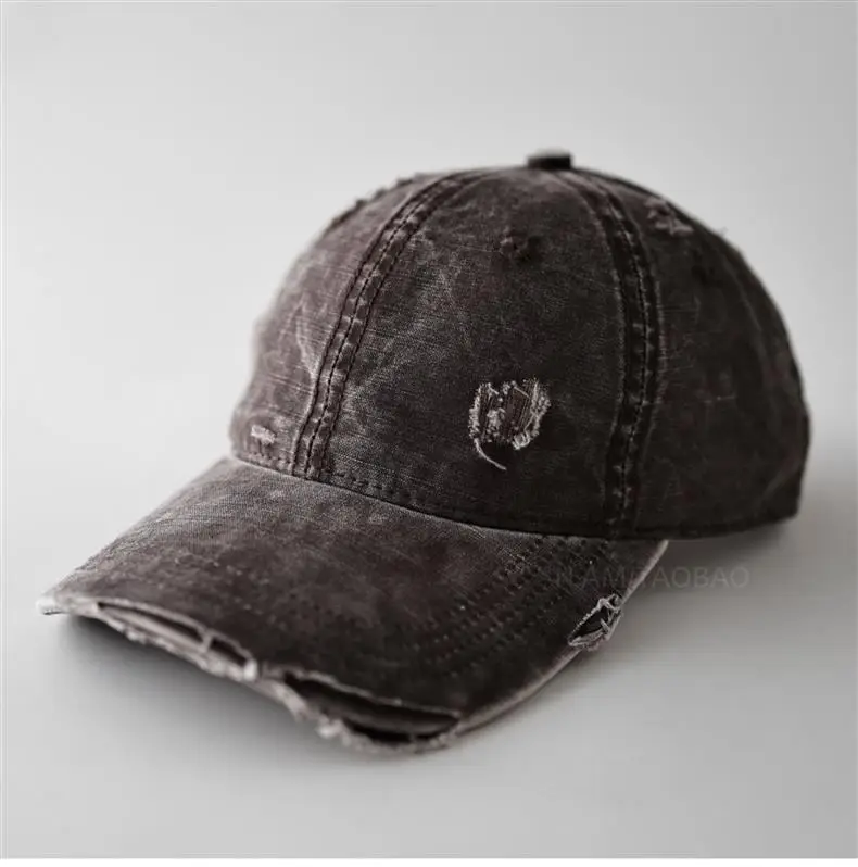 Vintage Distressed Baseball Cap Unisex Retro Casual Sunshade Cap — feature 8