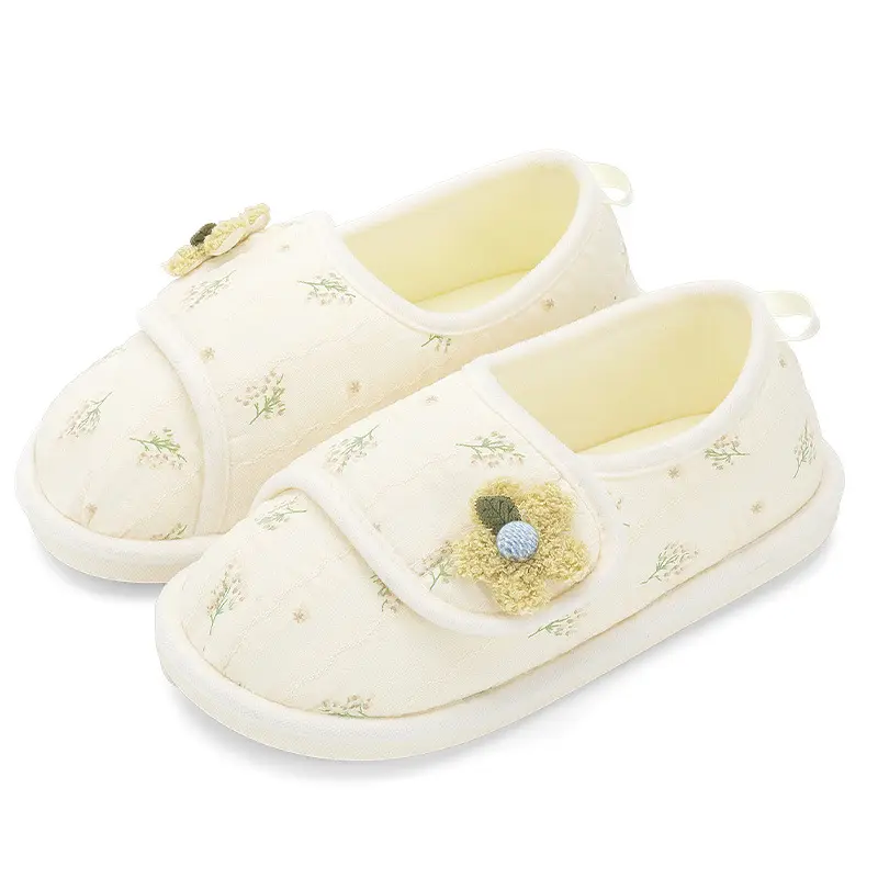 Jialiya Postpartum Shoes for Women in Autumn and Winter with Silent Anti-Slip Indoor Climbing Mats for Maternity and Pregnant Women Cotton Slippers Wholesale - Image 8