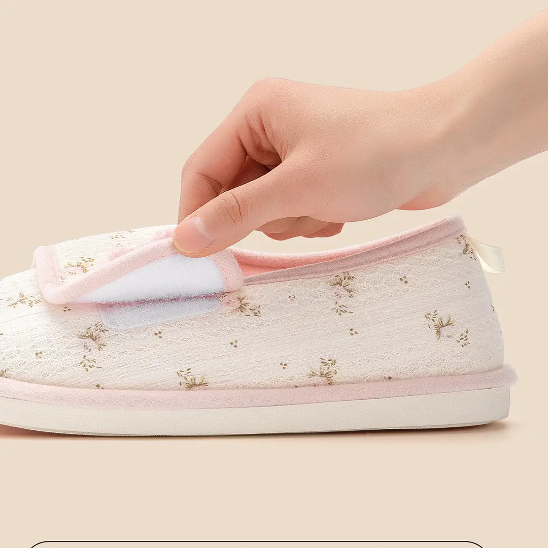 Jialiya Postpartum Shoes for Women in Autumn and Winter with Silent Anti-Slip Indoor Climbing Mats for Maternity and Pregnant Women Cotton Slippers Wholesale — feature 10