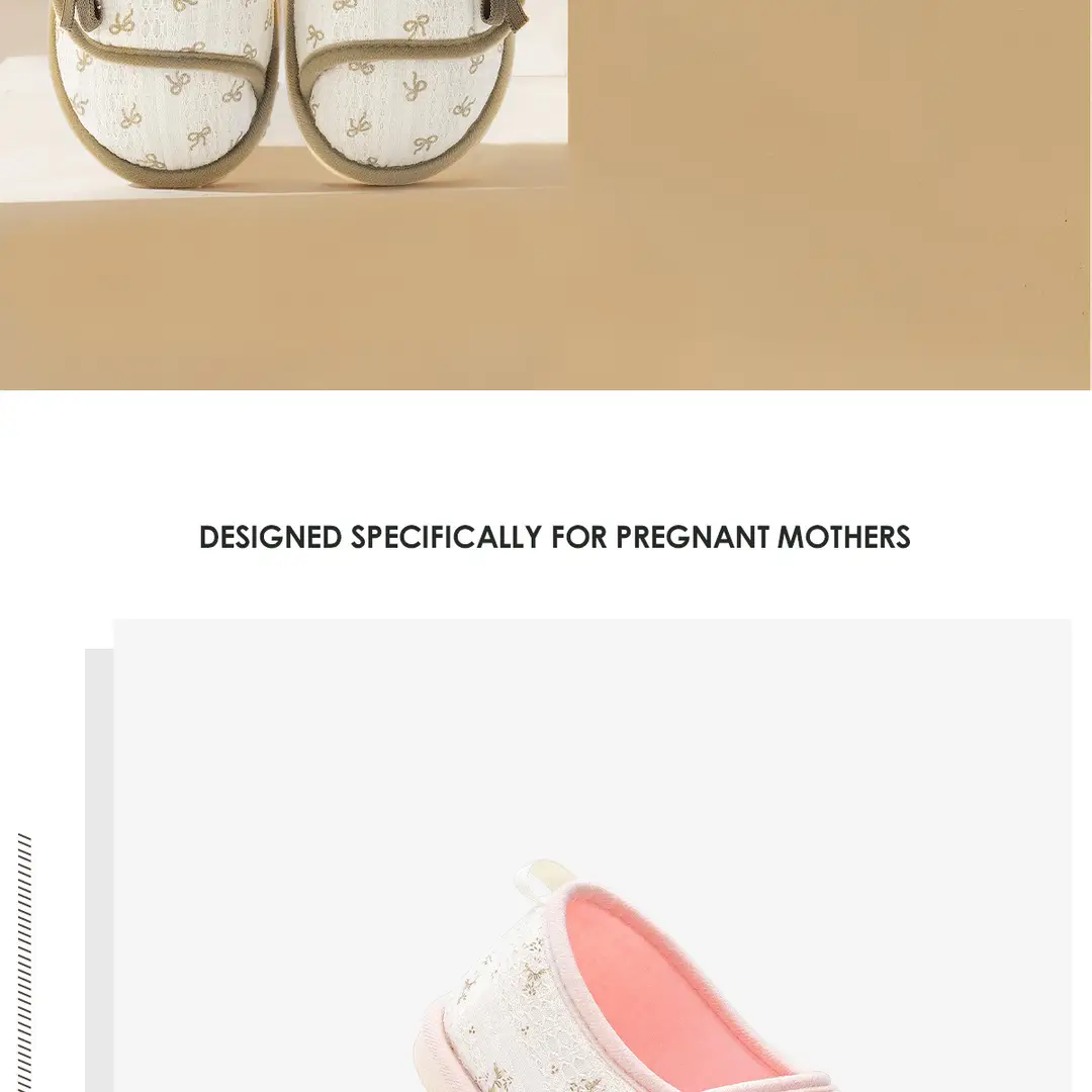 Jialiya Postpartum Shoes for Women in Autumn and Winter with Silent Anti-Slip Indoor Climbing Mats for Maternity and Pregnant Women Cotton Slippers Wholesale — feature 18