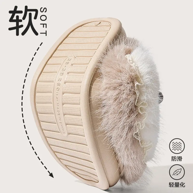 Women's Cartoon Plush Slippers Winter Warm Indoor - Image 6
