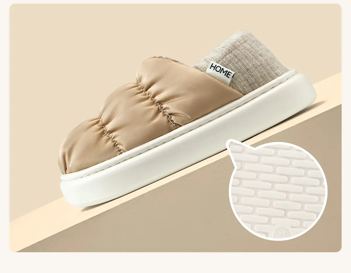 Women Winter Cotton Slippers Lavender Warm Indoor — feature 11