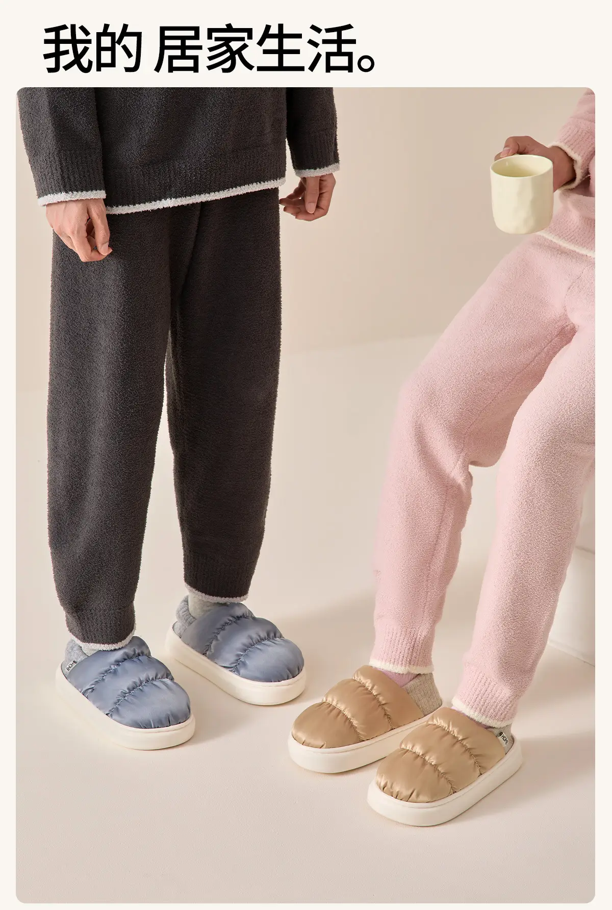 Women Winter Cotton Slippers Lavender Warm Indoor — feature 12