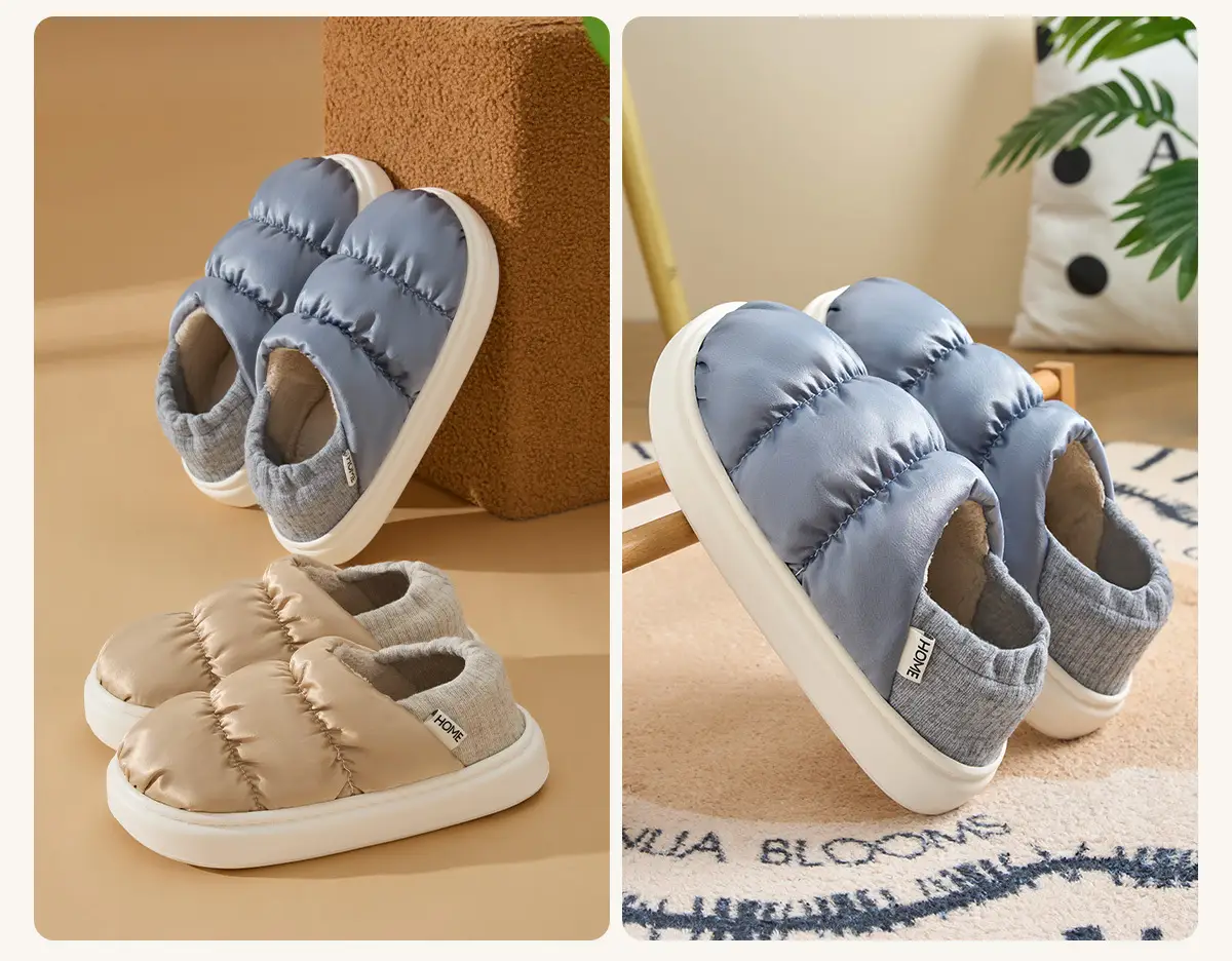 Women Winter Cotton Slippers Lavender Warm Indoor — feature 13