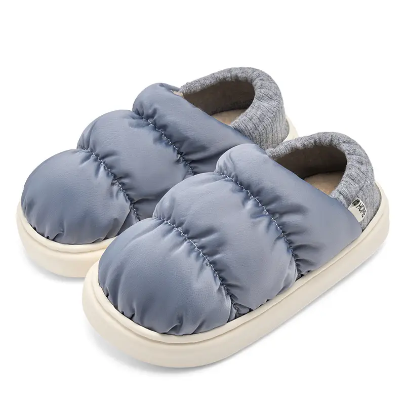 Women Winter Cotton Slippers Lavender Warm Indoor - Image 4