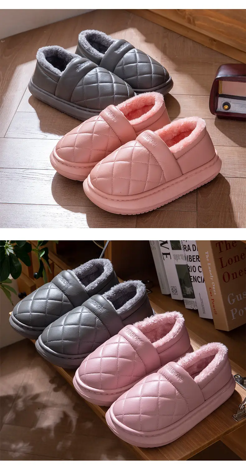 Pink Quilted Slip-On Shoes for Women Winter 2025 — feature 11